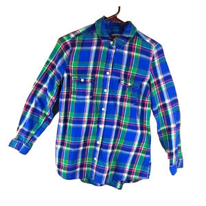 Old Navy Plaid Button Up Men's Shirt Size M Long Sleeve
